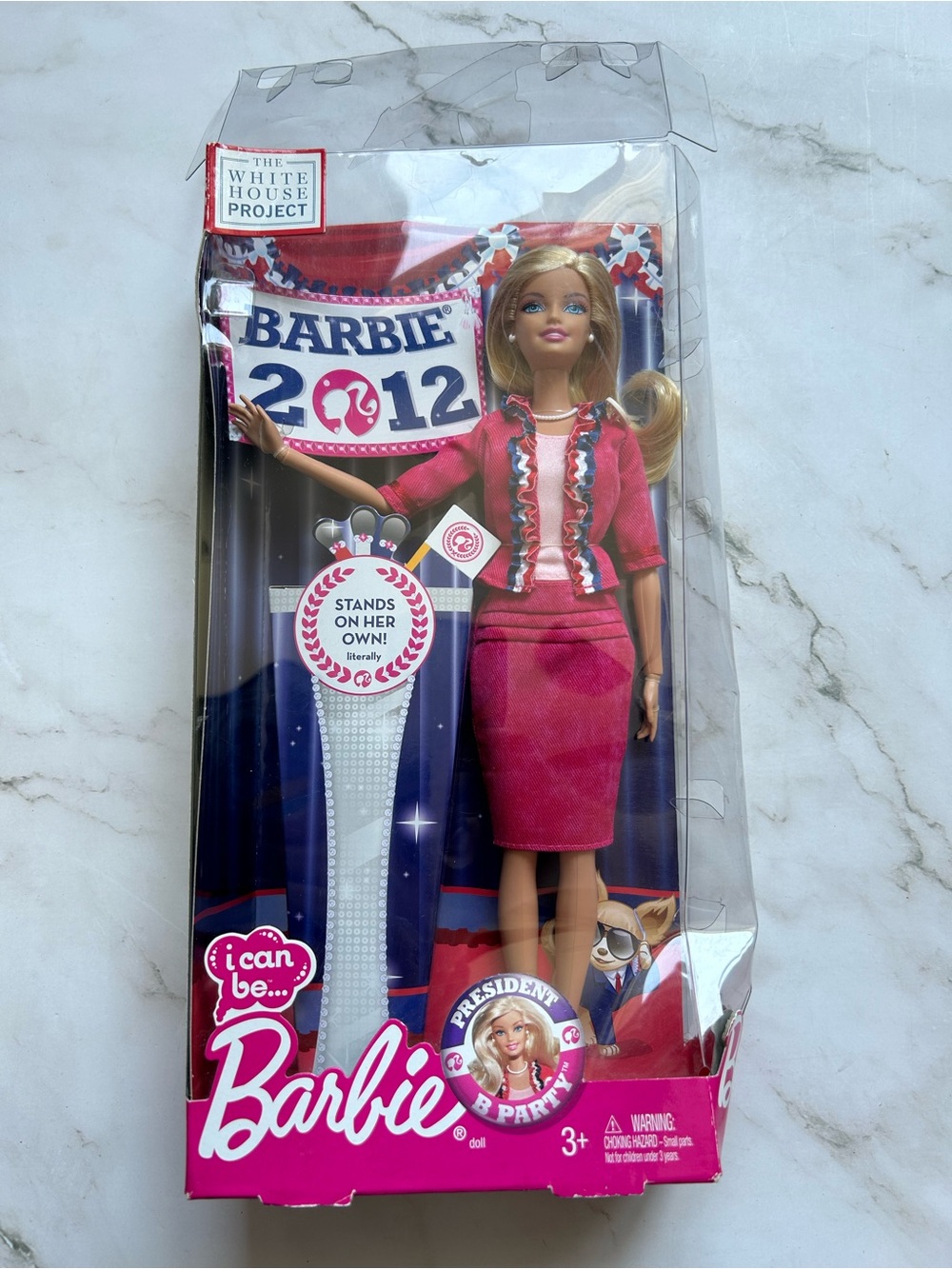 2012 The White House Project I Can Be President Barbie Doll